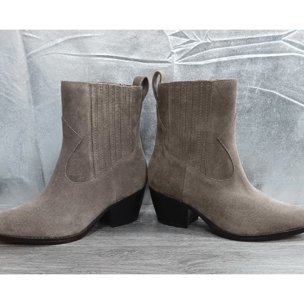 Lauren Ralph Lauren Women's Racquel Bootie - Truffle/Grey 8B